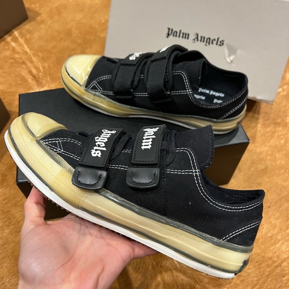 Men’s Palm Angels Vulcanized velcro sneakers, size UK 42 (US 9) - Picture 1 of 5